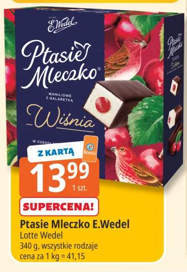 Ptasie Mleczko E.Wedel Wiśnia