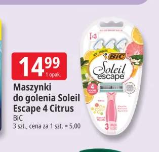 Maszynki do golenia BiC Soleil Escape 3 Citrus