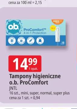 Tampony higieniczne o.b. ProComfort