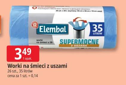 Worki na śmieci z uszami Elembal