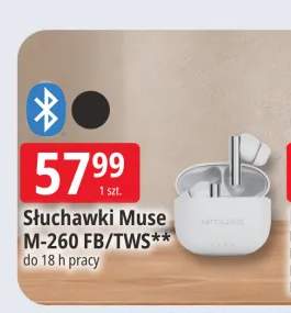 Słuchawki bezprzewodowe Muse M-260 FB/TWS