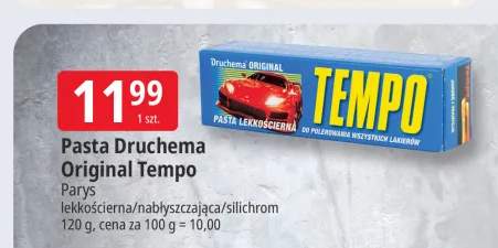 Pasta lekkościerna do polerowania lakierów Druchema Original Tempo