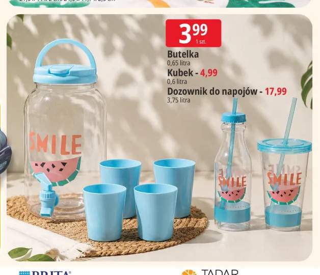 Butelka Smile 0,65 l +2 warianty