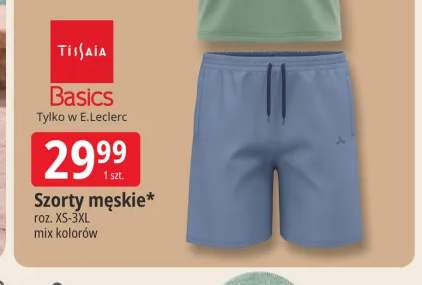 Szorty męskie Tissaia Basics