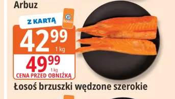 Łosoś brzuszki wędzone szerokie