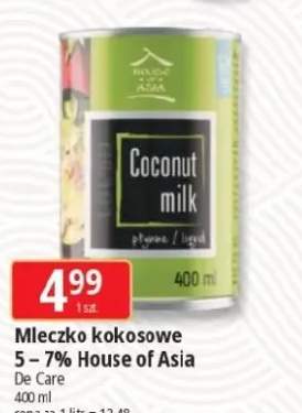Mleczko kokosowe 5-7% House of Asia