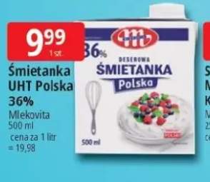 Śmietanka UHT Polska 36% Mlekovita