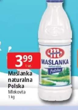 Maślanka naturalna Polska Mlekovita