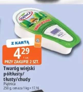 Twaróg wiejski tłusty Piątnica +1 wariant