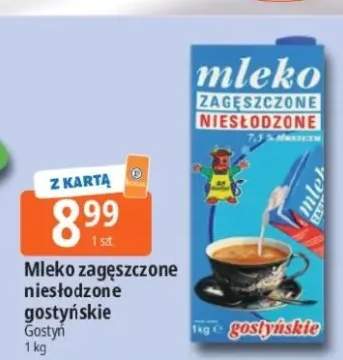 Mleko zagęszczone niesłodzone gostyńskie Gostyń