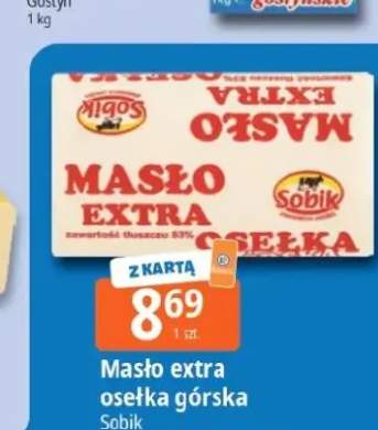 Masło extra osełka górska Sobik