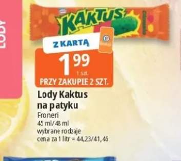 Lody Kaktus na patyku