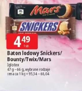 Baton lodowy Snickers +1 wariant