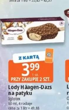 Lody Häagen-Dazs na patyku