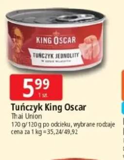 Tuńczyk jednolity w sosie własnym King Oscar