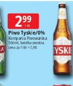 Piwo bezalkoholowe Tyskie