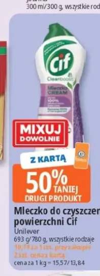 Mleczko do czyszczenia powierzchni Cif