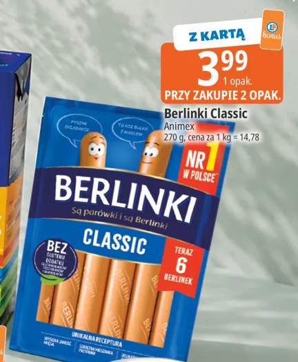 Parówki Berlinki Classic