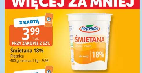 Śmietana 18% Piątnica
