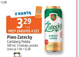 Piwo Zatecky Svetly Lezak +1 wariant