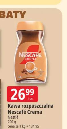 Kawa rozpuszczalna Nescafe Crema