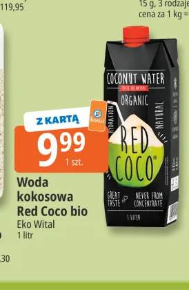 Woda kokosowa Red Coco bio Eko Wital