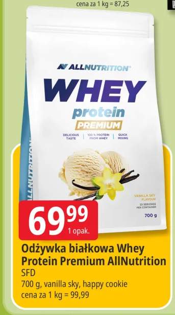 Odżywka białkowa Whey Protein Premium AllNutrition vanilla sky +1 wariant