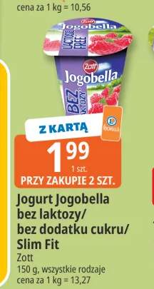 Jogurt Jogobella bez dodatku cukru Zott +1 wariant