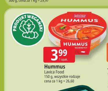 Hummus Lavica Food