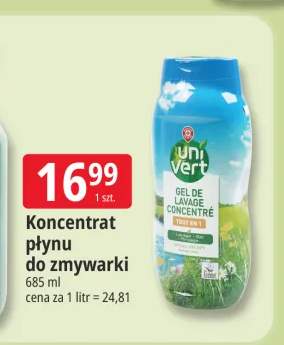 Koncentrat płynu do zmywarki Uni Vert