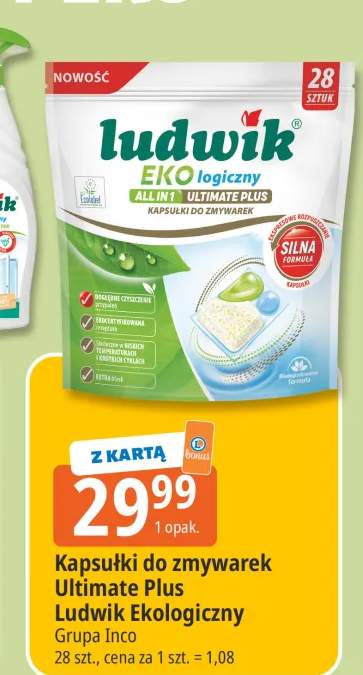 Kapsułki do zmywarek Ultimate Plus Ludwik Ekologiczny