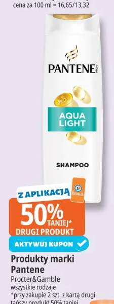 Szampon do włosów Pantene Aqua Light