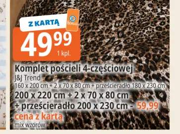 Komplet pościeli 4-częściowej J&J Trend 160x200 cm