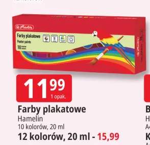 Farby plakatowe Herlitz 10 kolorów