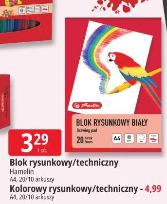 Blok techniczny biały Herlitz A4 +2 warianty