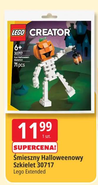 Klocki Lego Creator Śmieszny Halloweenowy Szkielet 30717