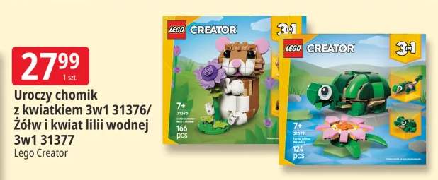 Klocki Lego Creator Uroczy chomik z kwiatkiem 3w1 31376 +1 wariant