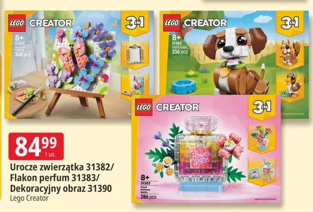 Klocki Lego Creator Urocze zwierzątka 31382 +2 warianty