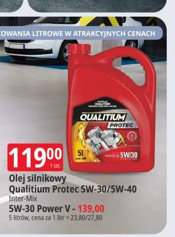 Olej silnikowy Qualitium Protec 5W-30 5W-40