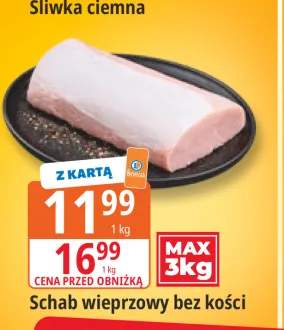 Schab wieprzowy bez kości