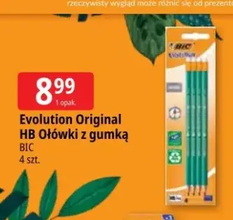 Ołówki z gumką BIC Evolution Original HB 4-pak