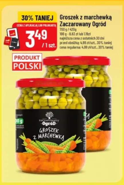 marchewka z groszkiem konserwowa