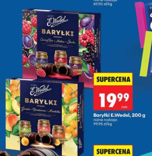 baryłki czekoladowe