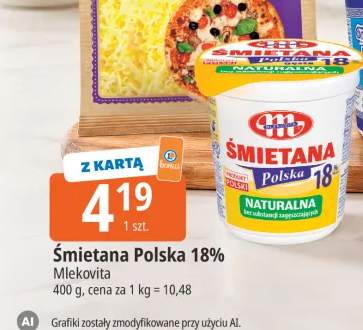 Śmietana Polska Mlekovita 18%