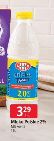 Mleko Polskie Mlekovita 2%
