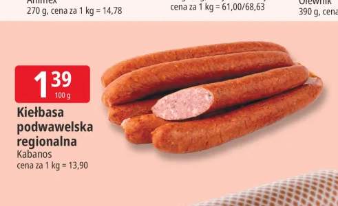 Kiełbasa podwawelska regionalna Kabanos