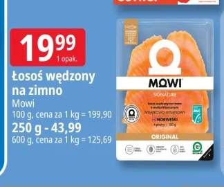 Łosoś wędzony na zimno Mowi