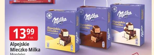 Alpejskie Mleczko Milka o smaku waniliowym +2 warianty
