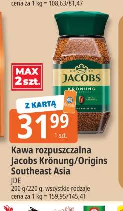 Kawa rozpuszczalna Jacobs Krönung +1 wariant