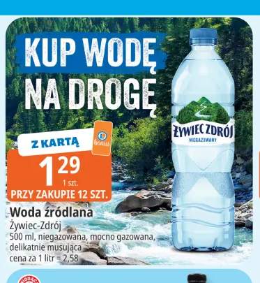 Woda źródlana niegazowana Żywiec-Zdrój